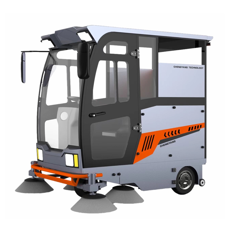 2100全封閉掃地車 （可選配高壓沖洗、排噴）